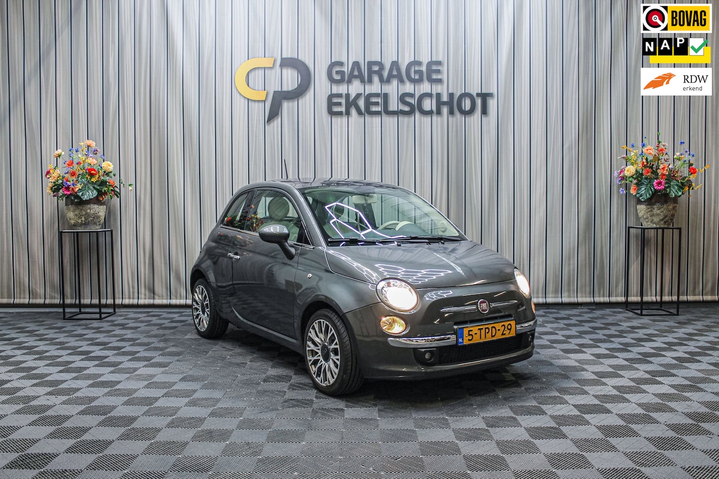Fiat 500 - 0.9 TwinAir Lounge/Panodak/Leer/Automaat - AutoWereld.nl