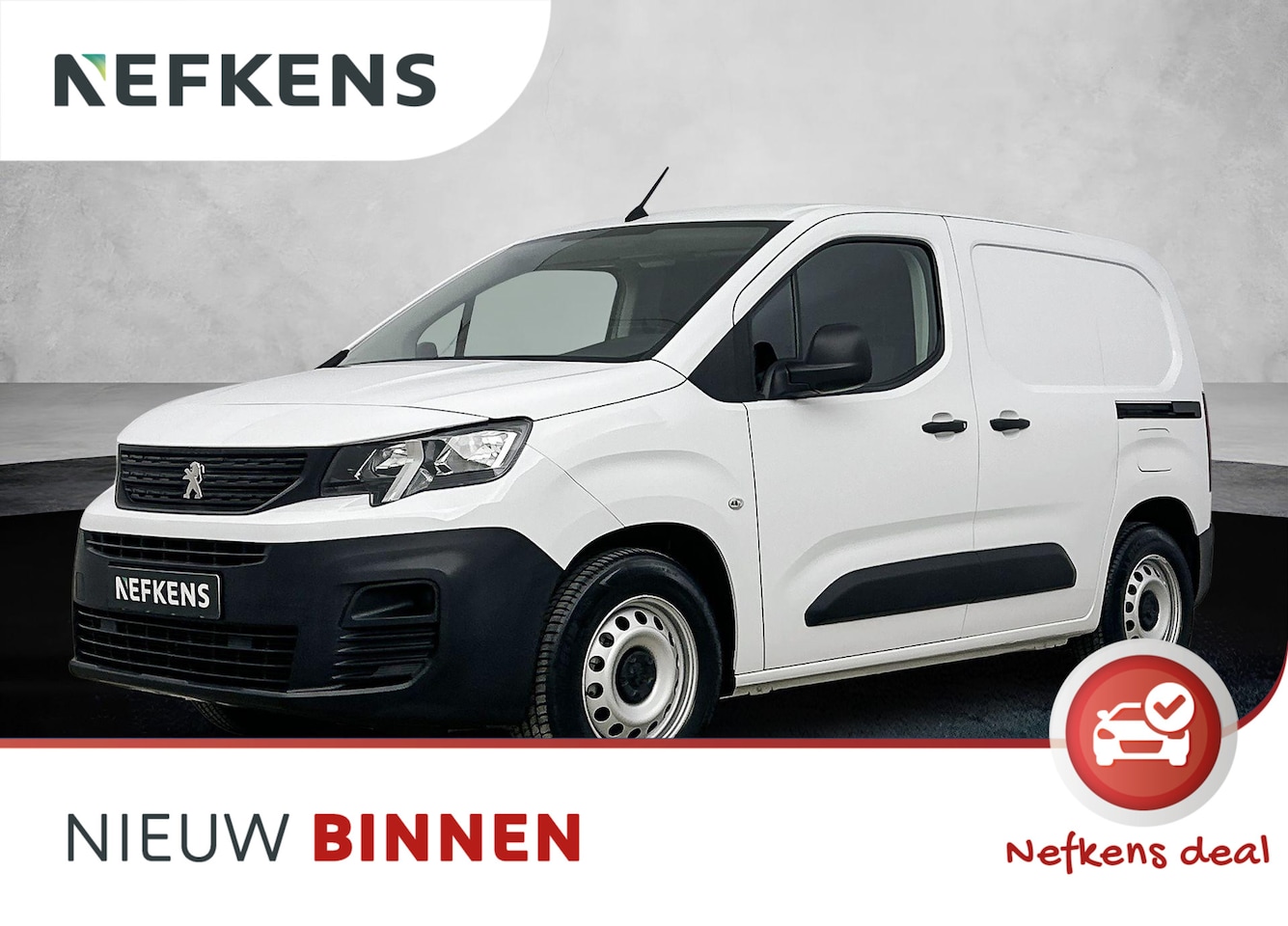 Peugeot e-Partner - Asphalt 50 kWh | Accu 100% | 3-Zits | Bluetooth | Cruise Control | Schuifdeur Links + Rech - AutoWereld.nl