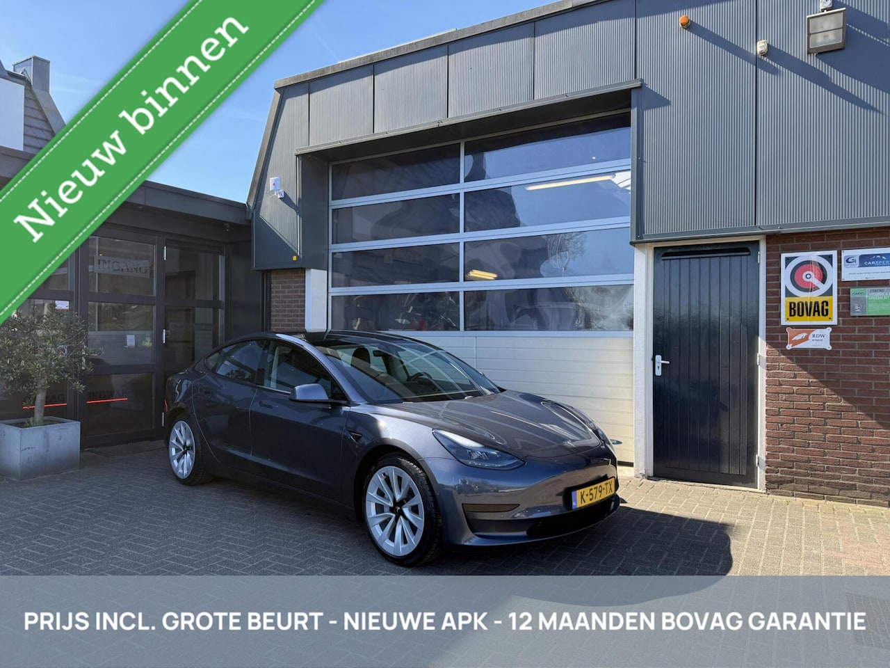 Tesla Model 3 - RWD Plus 60 kWh SOH 92% 1000 KG TREKHAAK *ALL-IN PRIJS* - AutoWereld.nl