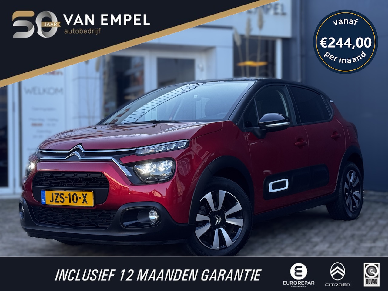 Citroën C3 - 1.2 PureTech Shine | Carplay | Parkeersensoren | Stoelverwarming | Climate control | DAB - AutoWereld.nl