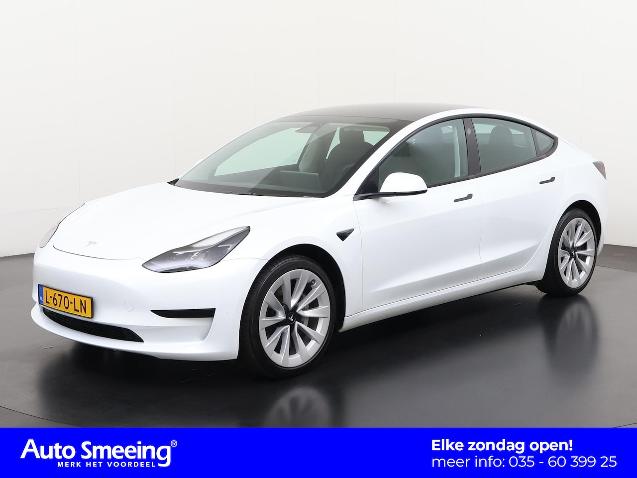 Tesla Model 3 - Standard RWD Plus 60 kWh | SOH 90% | 360 Camera | 19" Lichtmetalen velgen | Zondag open! - AutoWereld.nl