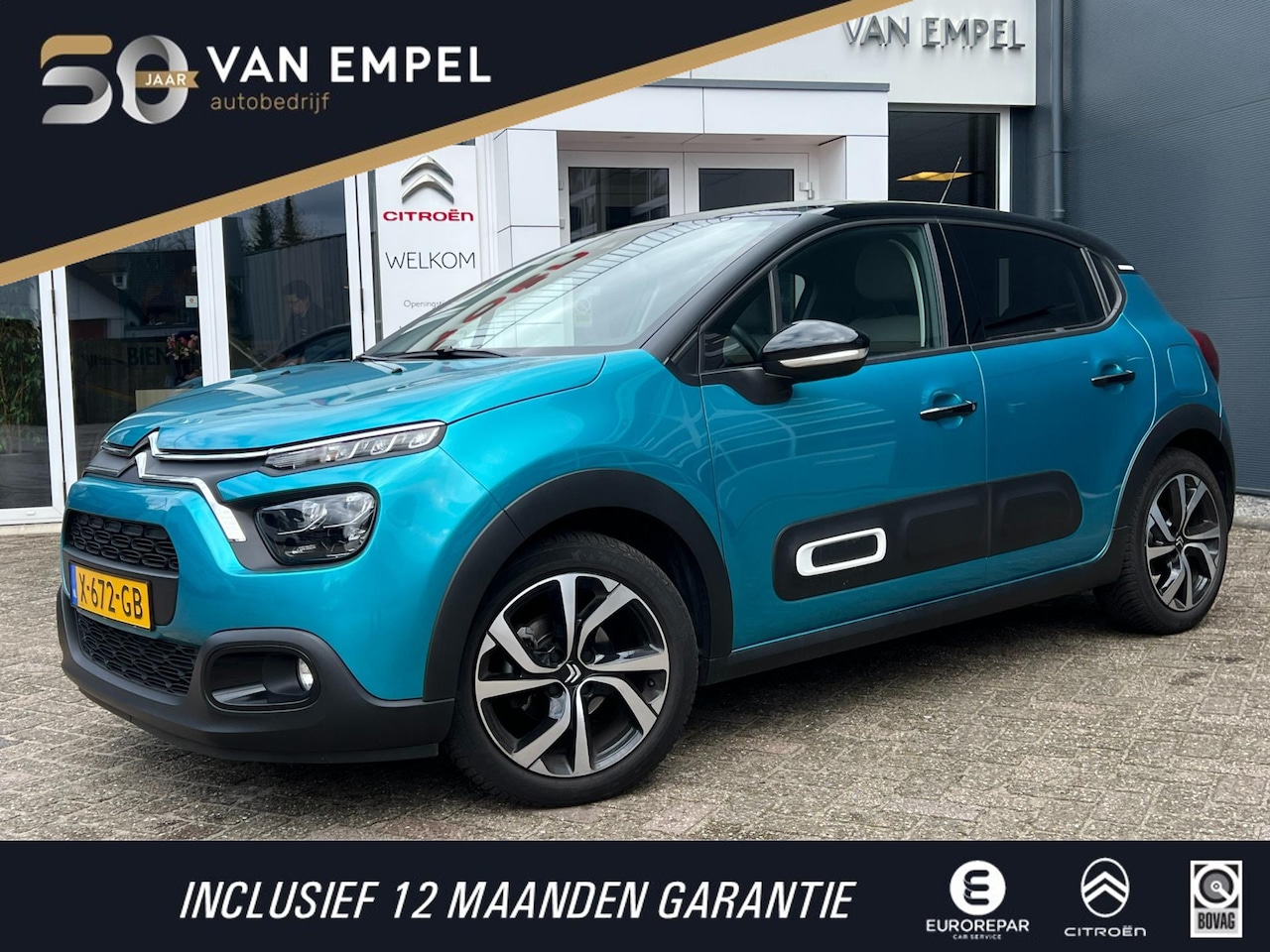 Citroën C3 - PT110 EAT6 Shine | Keyless Entry Start | Parkeercamera | Cruise Control | - AutoWereld.nl