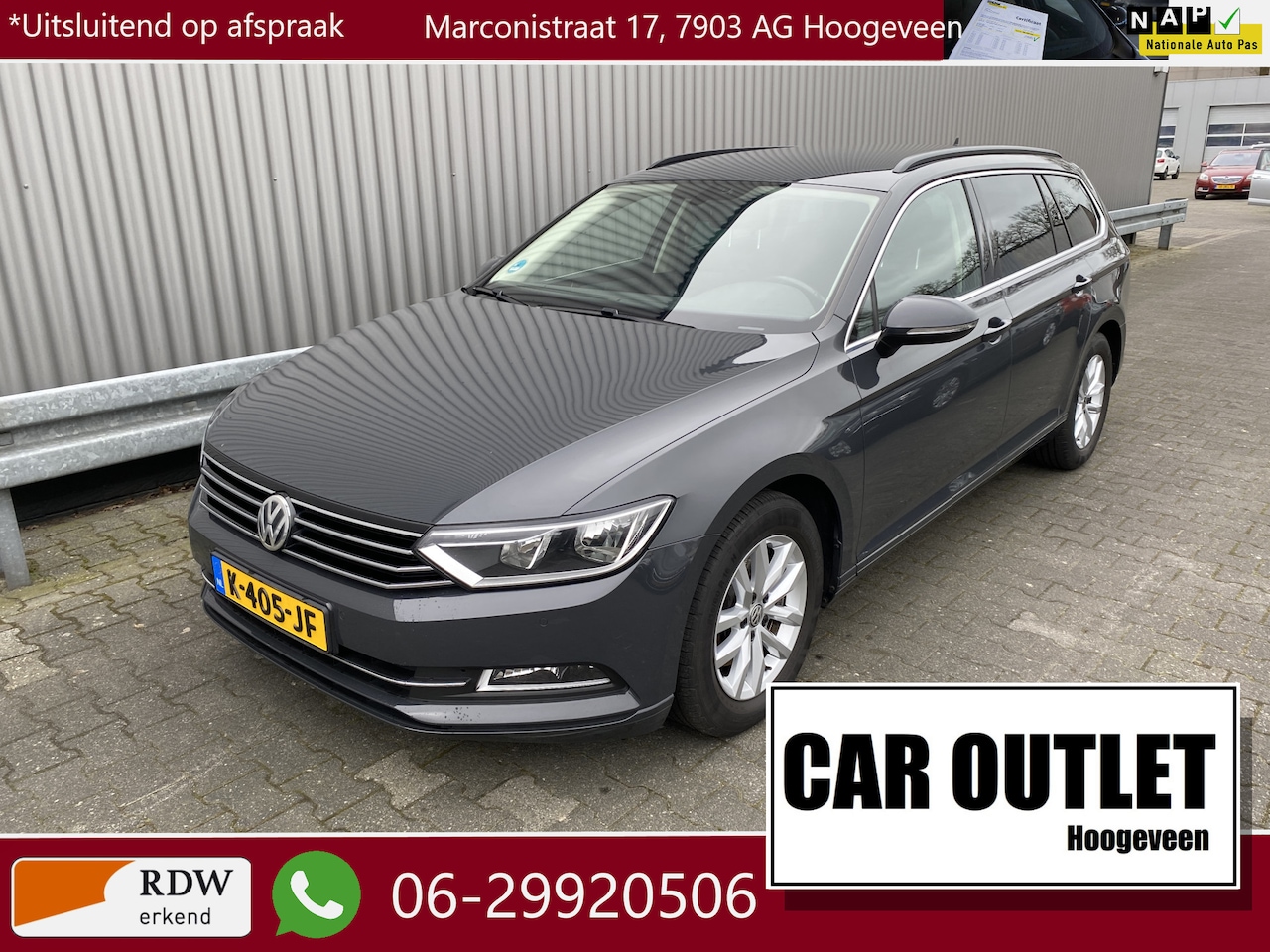 Volkswagen Passat Variant - 1.4 TSI ACT Highline 164Dkm, Clima, Stoelvw, Navi, Bluetooth, LM, nw. APK – Inruil Mogelij - AutoWereld.nl