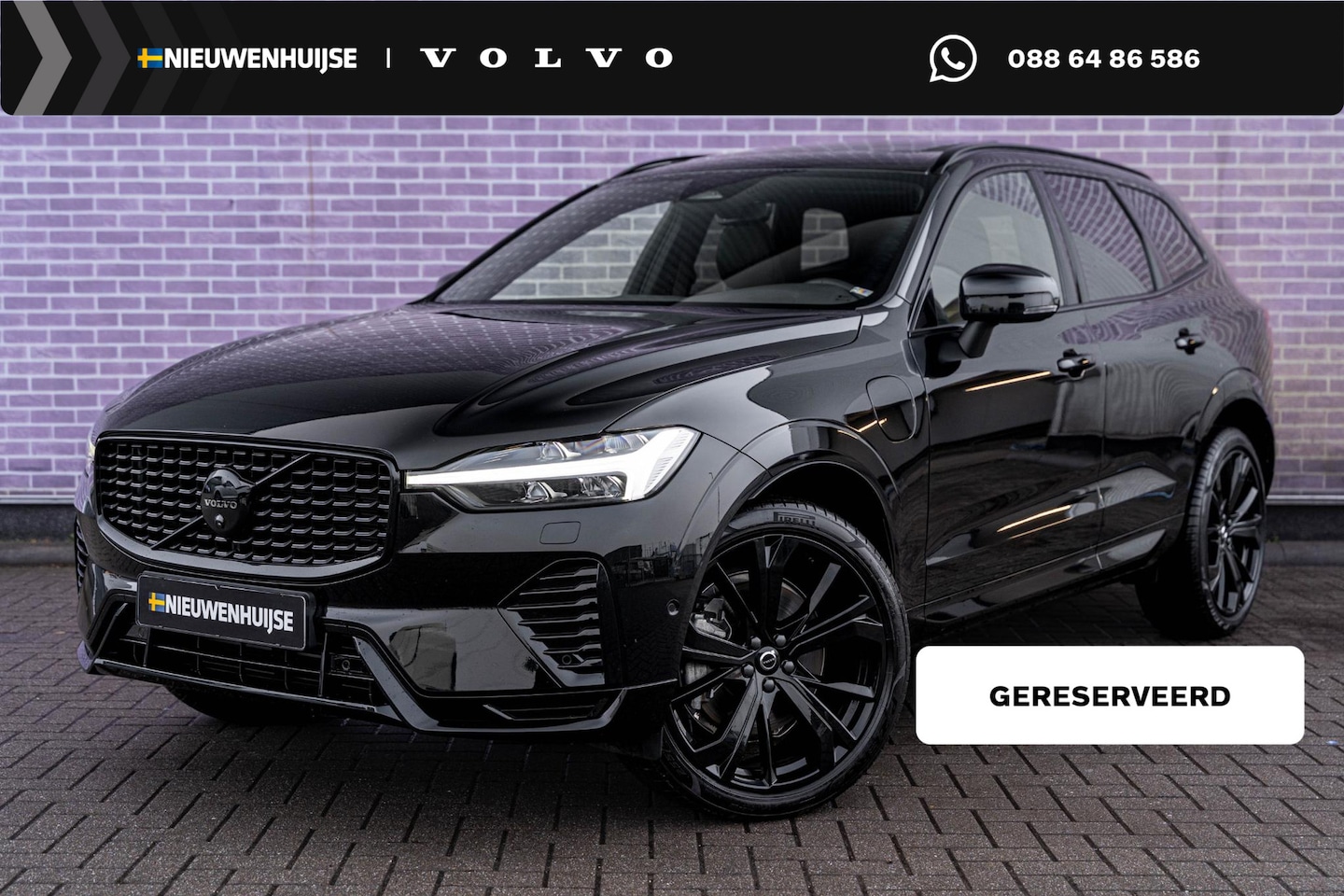Volvo XC60 - T8 Plug-in hybrid AWD Plus Black Edition | Adaptieve Cruise Control | Panoramadak | Stoel- - AutoWereld.nl