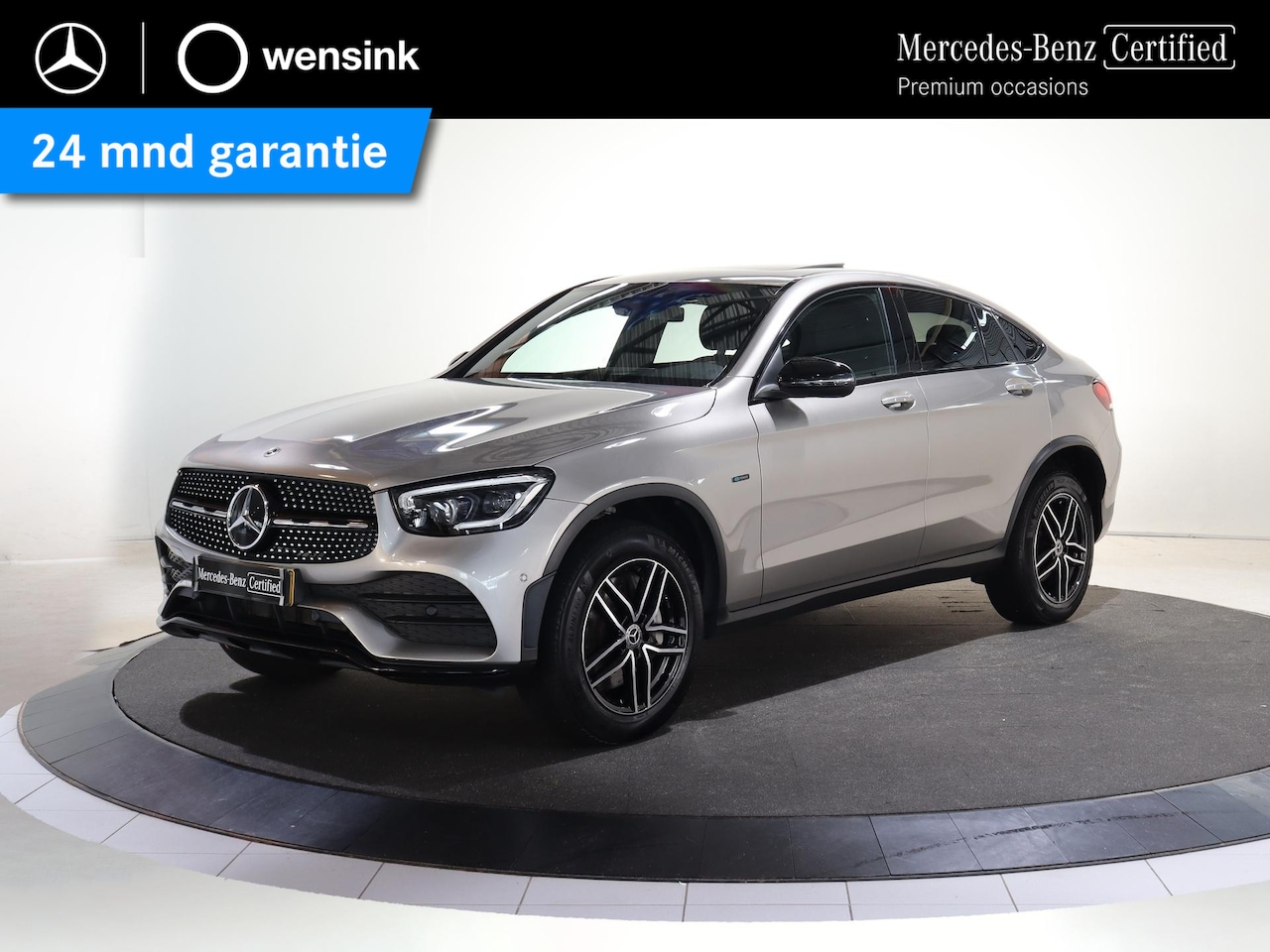 Mercedes-Benz GLC-klasse Coupé - 300e 4MATIC Premium Plus | AMG | Schuif/kanteldak | Trekhaak | Night | Beige leder | Headu - AutoWereld.nl