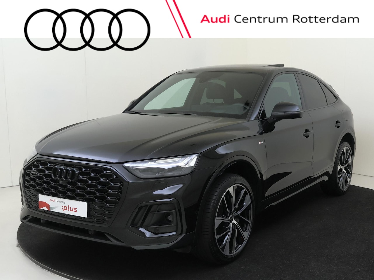 Audi Q5 Sportback - 55 TFSI e S edition Competition | SoH 92% | Panoramadak | Lederen bekleding ‘Valcona’ | He - AutoWereld.nl