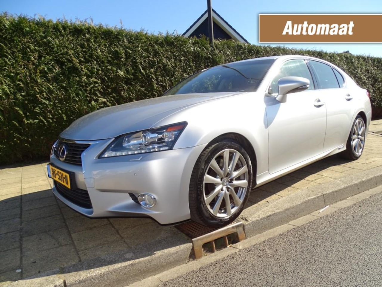 Lexus GS - 300H LUXURY LINE-onderhoudshistorie compleet- Hybride- Leer-Clima-Cruise-Media-Blth-Usb - AutoWereld.nl