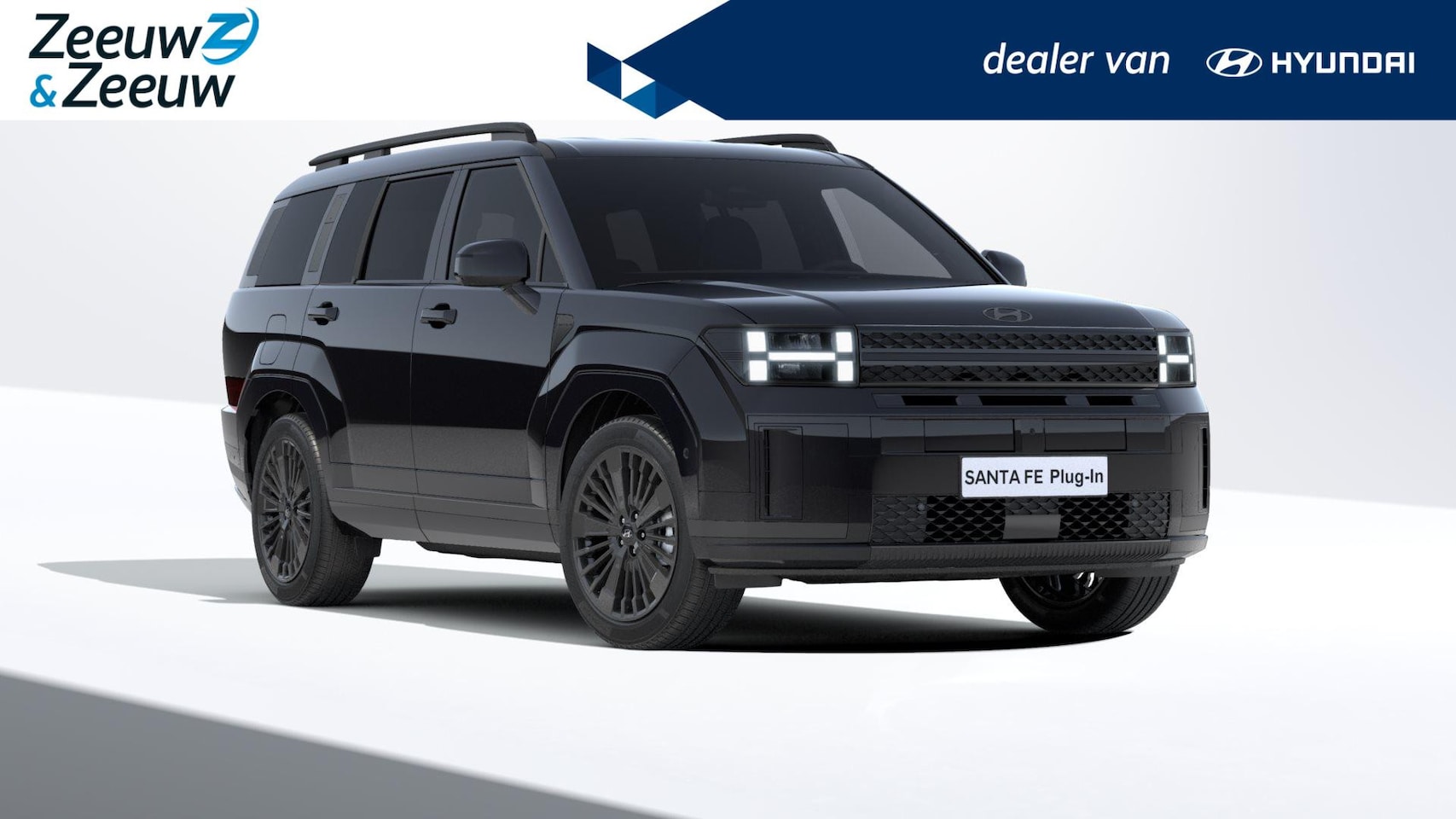 Hyundai Santa Fe - 1.6 T-GDI PHEV Black Line 4WD 7p. MY25 | Direct rijden | Hoge Korting | Full Option | Vers - AutoWereld.nl