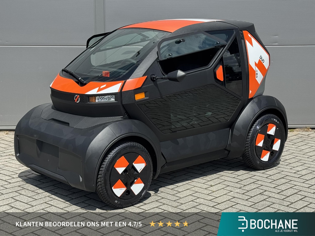 Mobilize Duo - 80 Evo | 80 KM/H | 100% ELEKTRISCH | 2 PERSOONS | BLUETOOTH | PARKEERSENSOREN | DEMO | - AutoWereld.nl