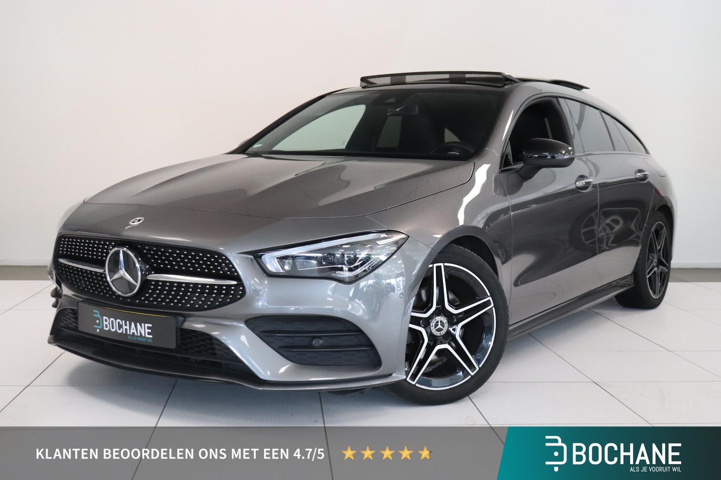 Mercedes-Benz CLA-klasse Shooting Brake - 180 Business Solution AMG | Panoramadak | 18"Lichtmetaal | Trekhaak | Stoelverwarming | - AutoWereld.nl