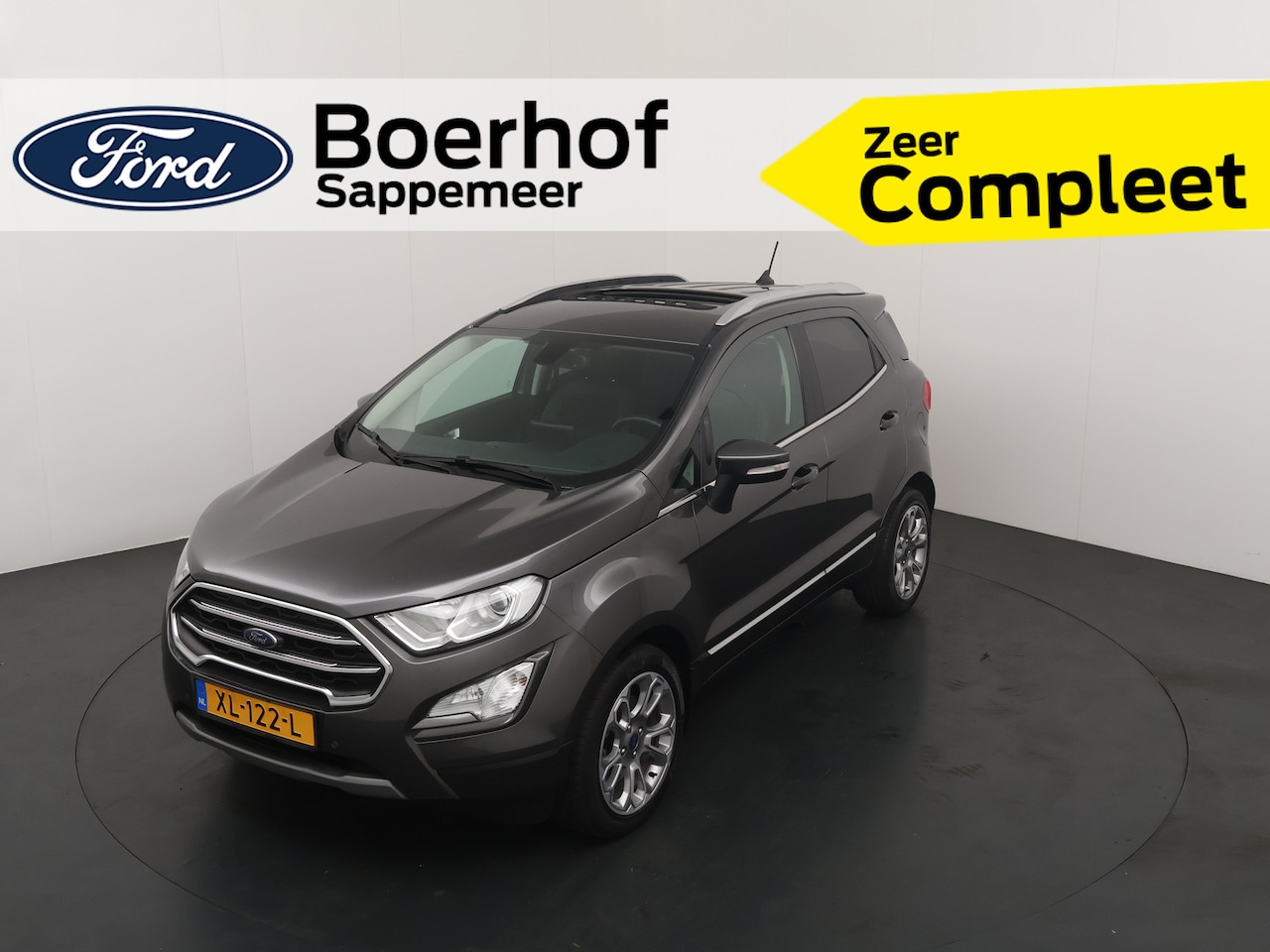 Ford EcoSport - EcoBoost 125PK Titanium | Trekhaak I Camera I Open dak I B&O I Dodehoek indicator - AutoWereld.nl