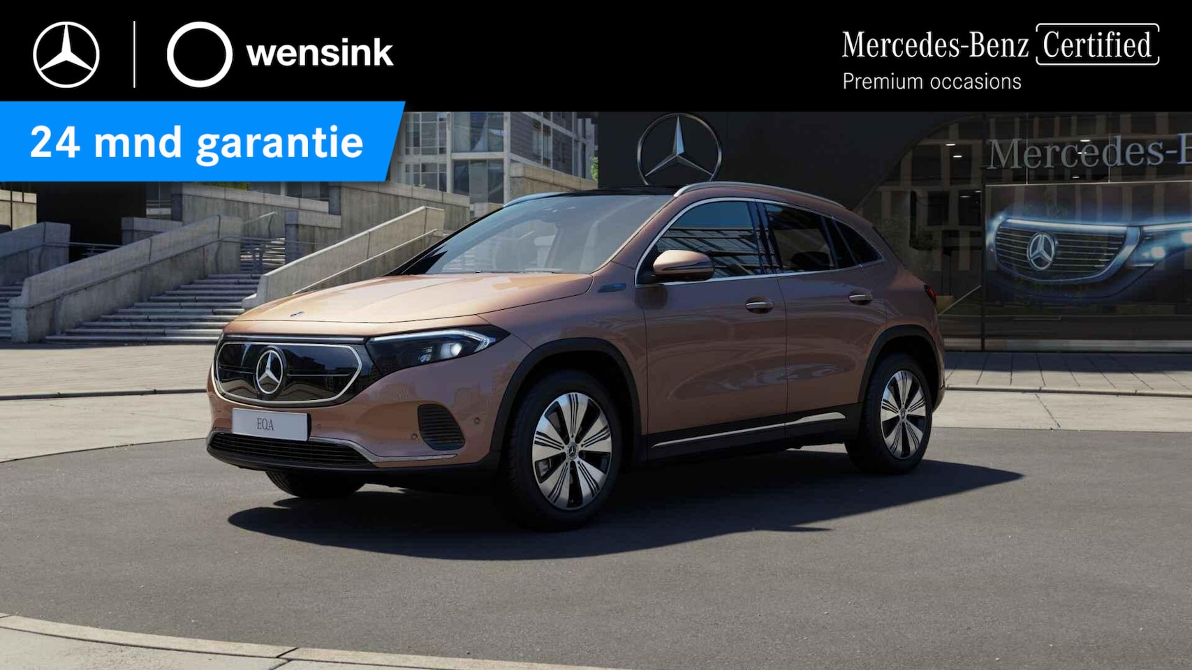 Mercedes-Benz EQA - 250 Business Solution Luxury 67 kWh | Burmester | Panoramadak | Headup | Memory | Keyless - AutoWereld.nl