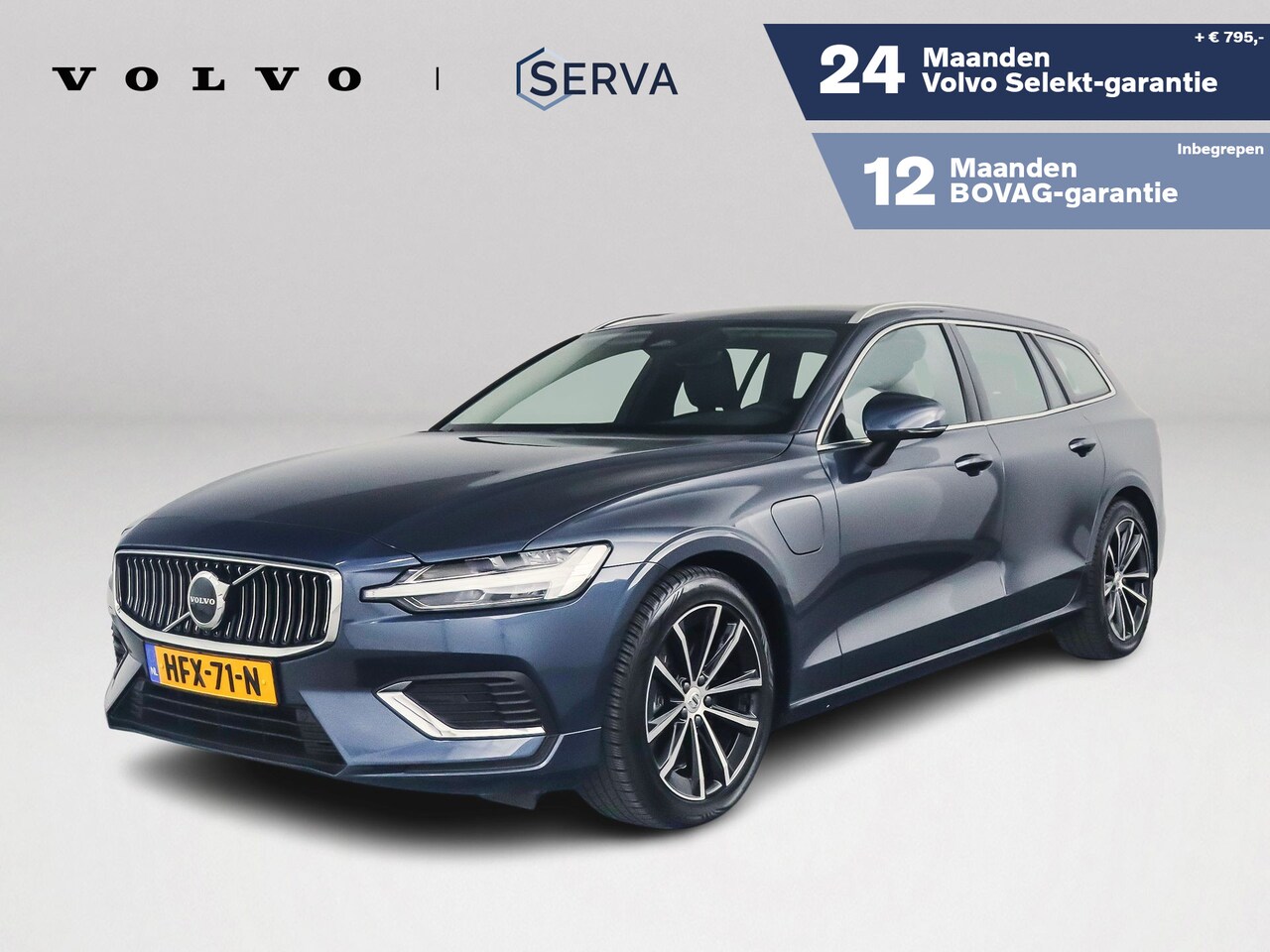 Volvo V60 - T6 Plug-in hybrid AWD Essential Bright | Parkeercamera | Stoel- en Stuurverwarming | Trekh - AutoWereld.nl