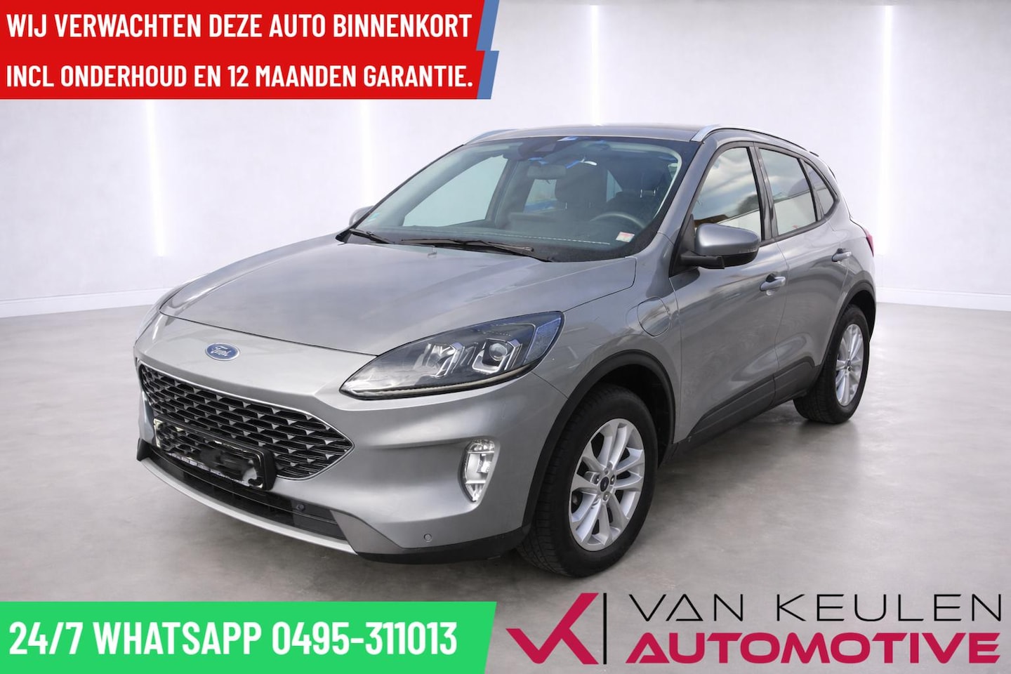 Ford Kuga - 2.5 PHEV 225 PK l 65 KM elektrisch l 1e Eigenaar - AutoWereld.nl