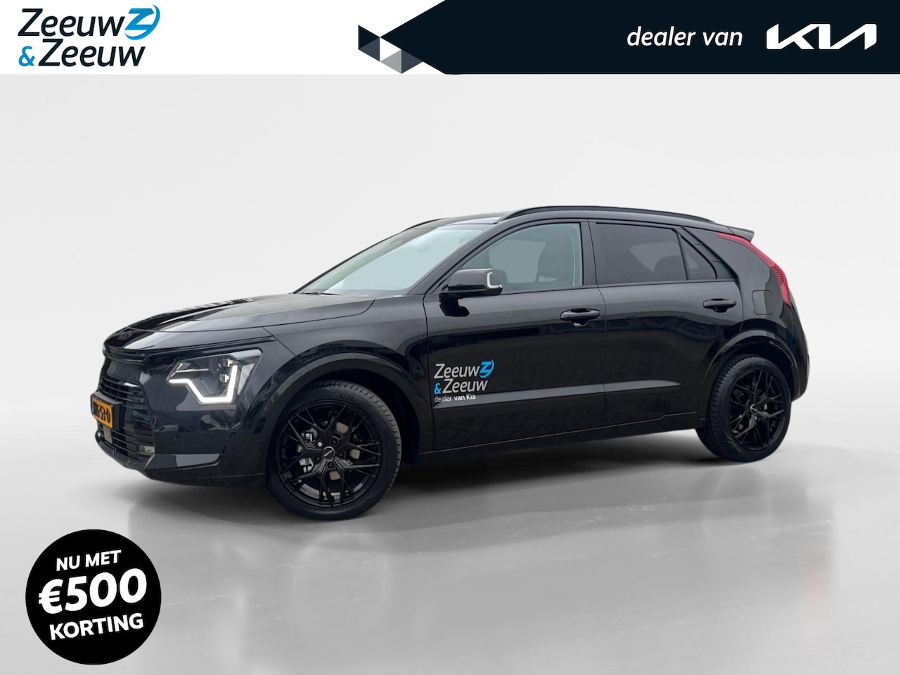 Kia Niro - 1.6 GDi Hybrid Black Edition | 18 Inch LMV met All-Season Banden | Navi | Schuif-/Kantelda - AutoWereld.nl