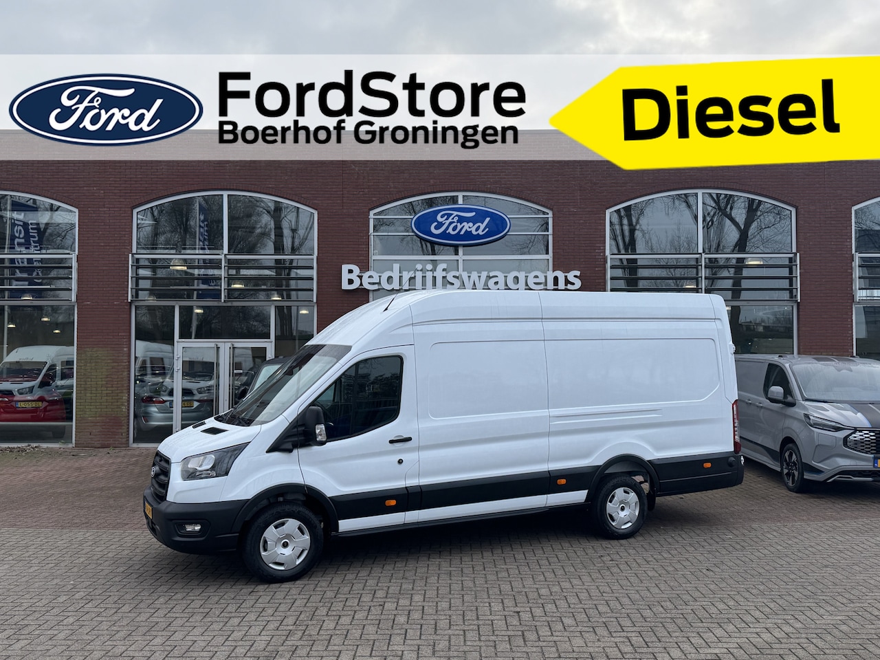 Ford Transit - 350 2.0 TDCI L4H3 Trend RWD | Achteruit rijcamera | Navigatie | Dodehoek sensoren | - AutoWereld.nl