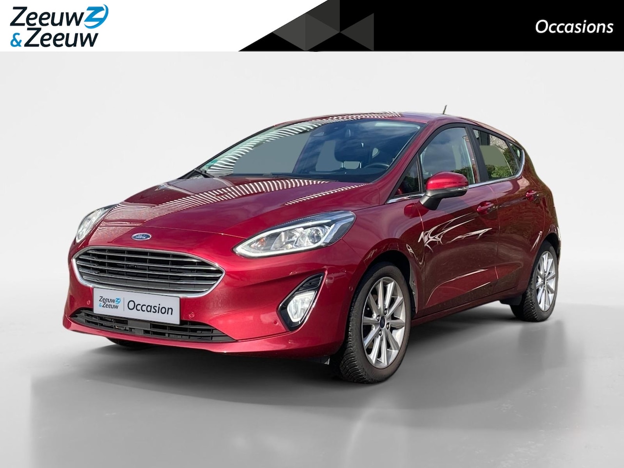 Ford Fiesta - 1.0 EcoBoost Titanium | 100 pk | Trekhaak | Parkeersensoren | Navigatie | LM-Velgen | Crui - AutoWereld.nl