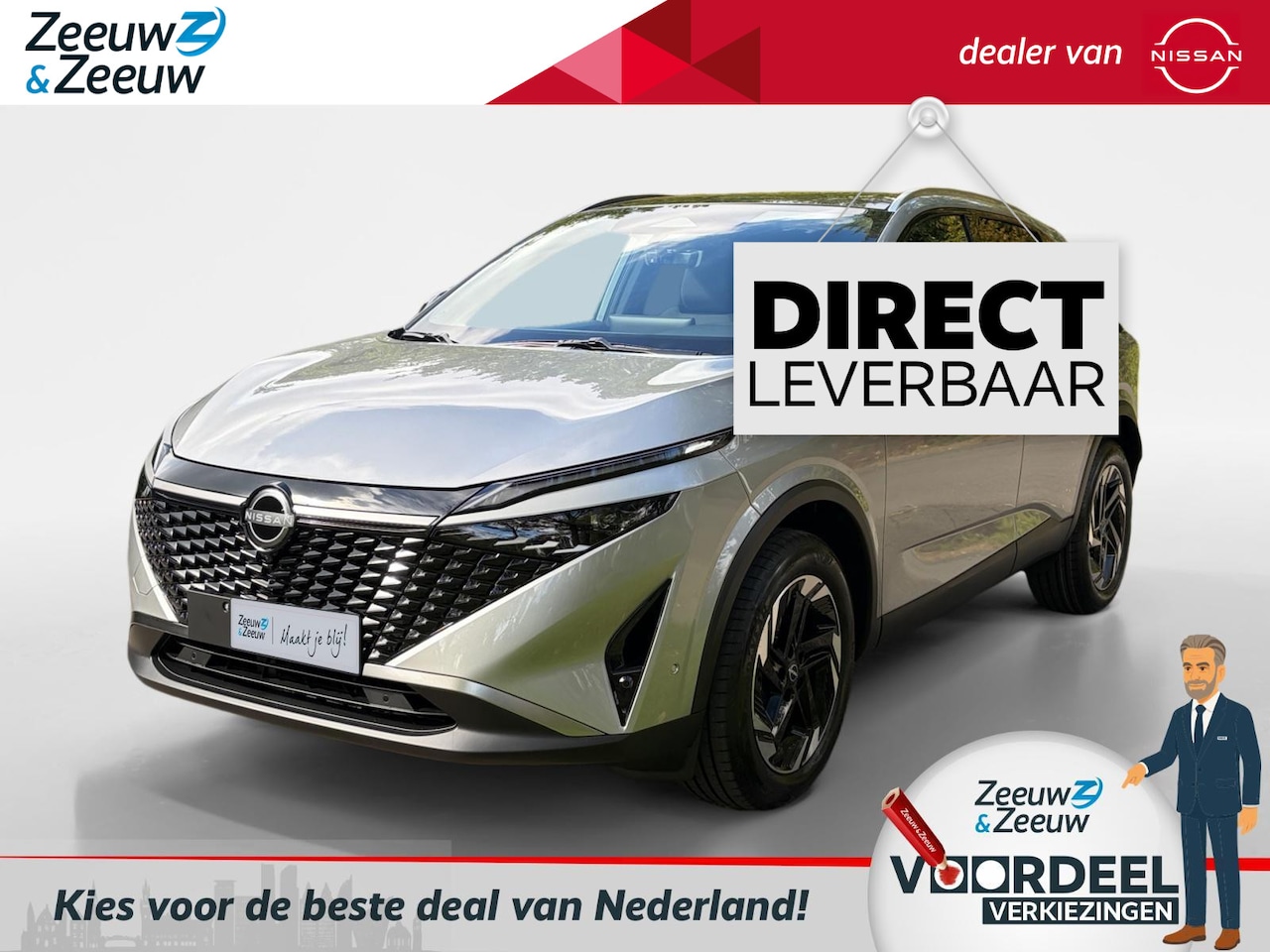 Nissan Qashqai - 1.5 e-Power N-Connecta | DE NIEUWE GENERATIE E-POWER| DIRECT LEVERBAAR | €3500,- KORTING | - AutoWereld.nl