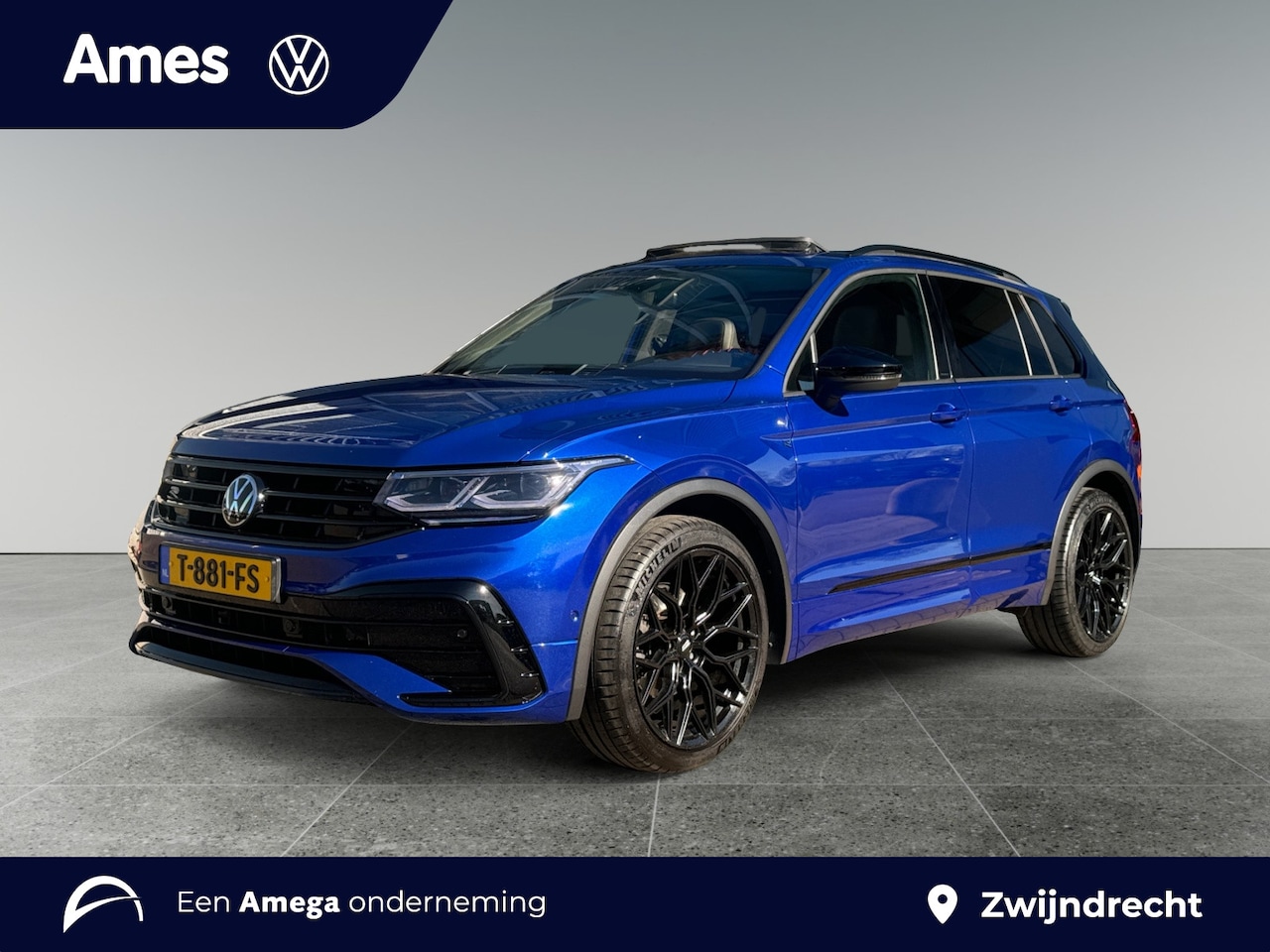 Volkswagen Tiguan - 1.5 150pk TSI R-Line Business Elektrisch glazen panorama-dak | Dodehoeksensoren | Achterui - AutoWereld.nl