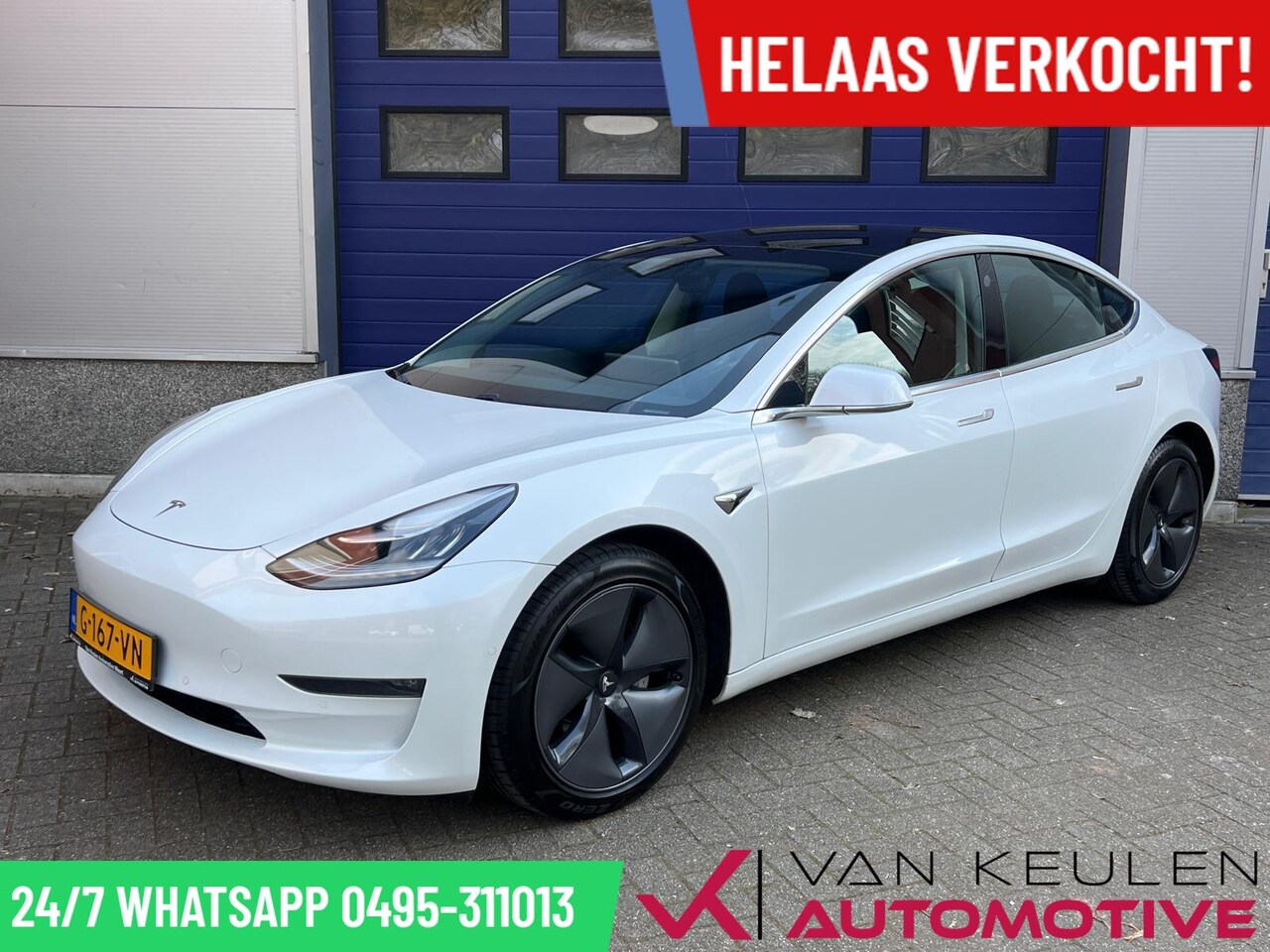 Tesla Model 3 - Long Range RWD Long Range 75 kWh l Nieuwstaat! Trekhaak l 93% - AutoWereld.nl