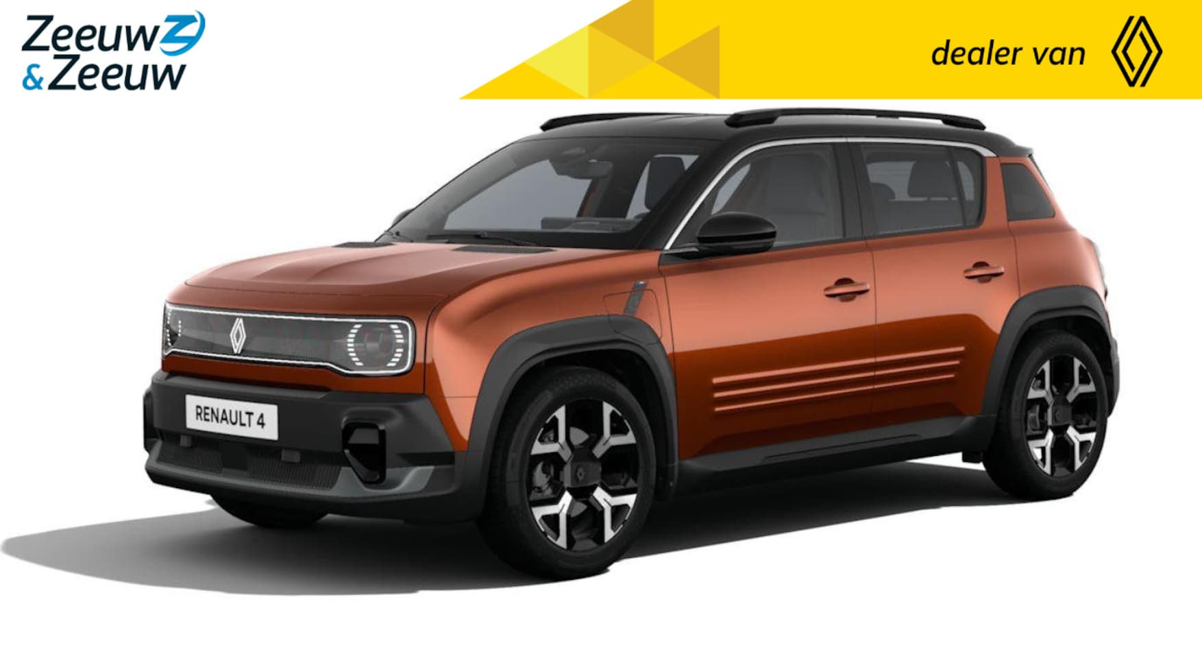 Renault 4 - Techno comfort range | Profiteer nu van €2500,- Zeeuw & Zeeuw voorraadkorting | NU met GRA - AutoWereld.nl