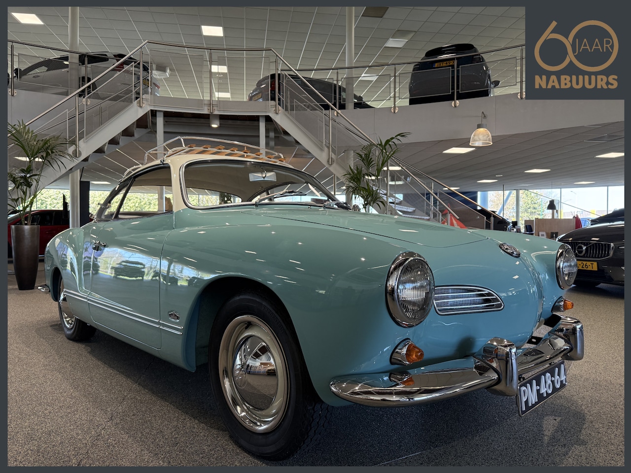 Volkswagen Karmann Ghia - Type 143, Pacific Blue, Body off gerestaureerd - AutoWereld.nl