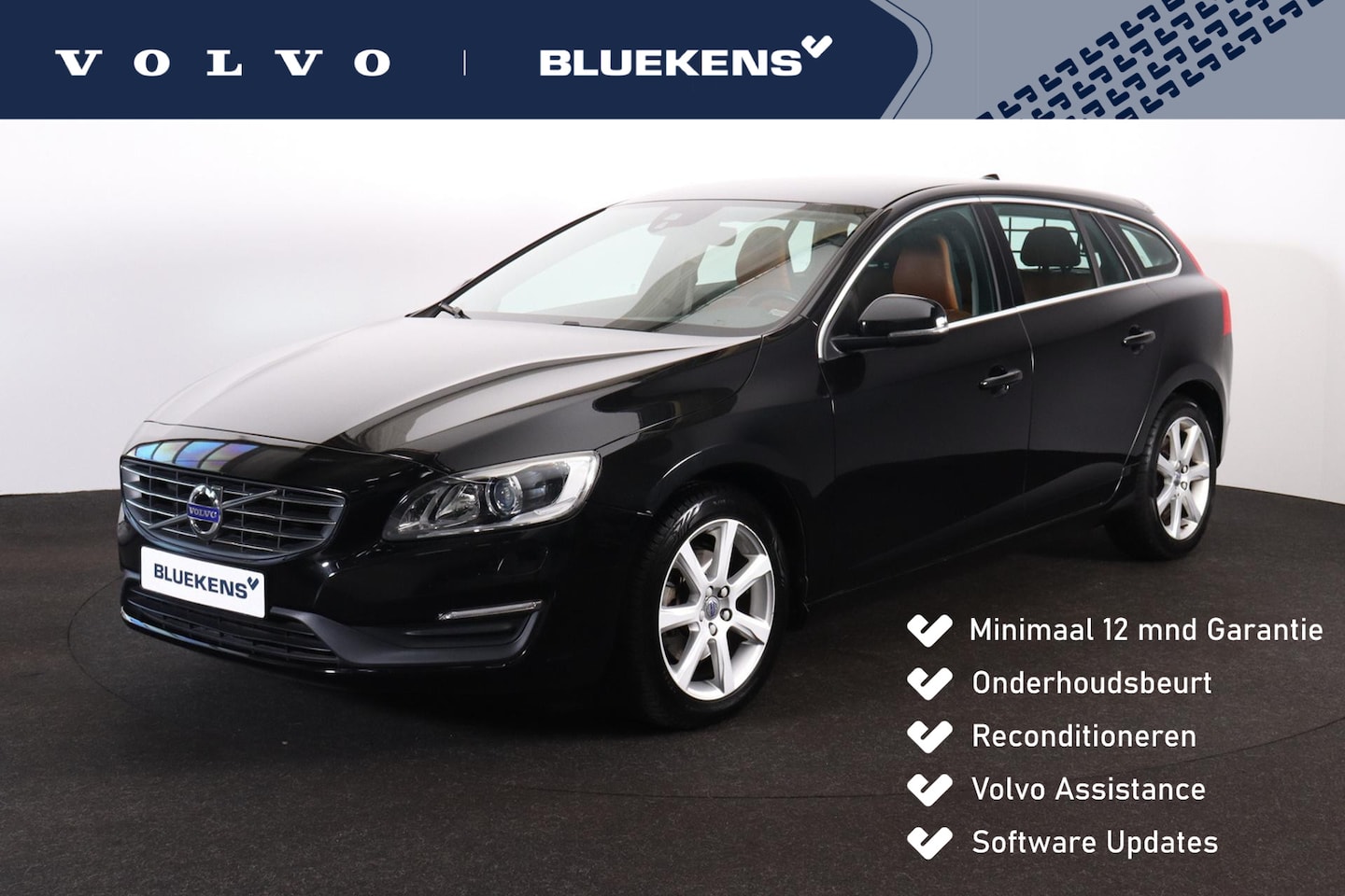Volvo V60 - T3 NordicPlus - Xenon-koplampen - Parkeerverwarming met timer - Navigatie - Lederen bekled - AutoWereld.nl