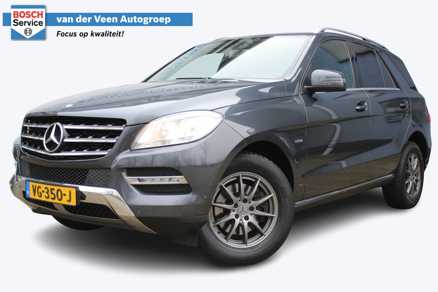 Mercedes-Benz ML-klasse - 350 BLUETEC 4MATIC | Grijs Kenteken | Elektrisch verstelbare stoelen | Elektrische kofferb - AutoWereld.nl