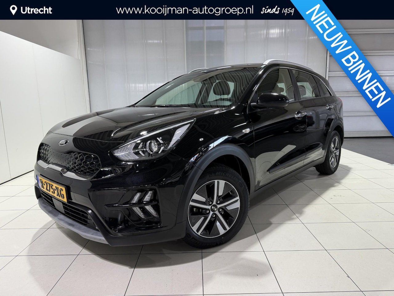 Kia Niro - 1.6 GDi Hybrid DynamicLine Trekhaak, Stoel en Stuur verwarming, Apple Carplay/Android Auto - AutoWereld.nl