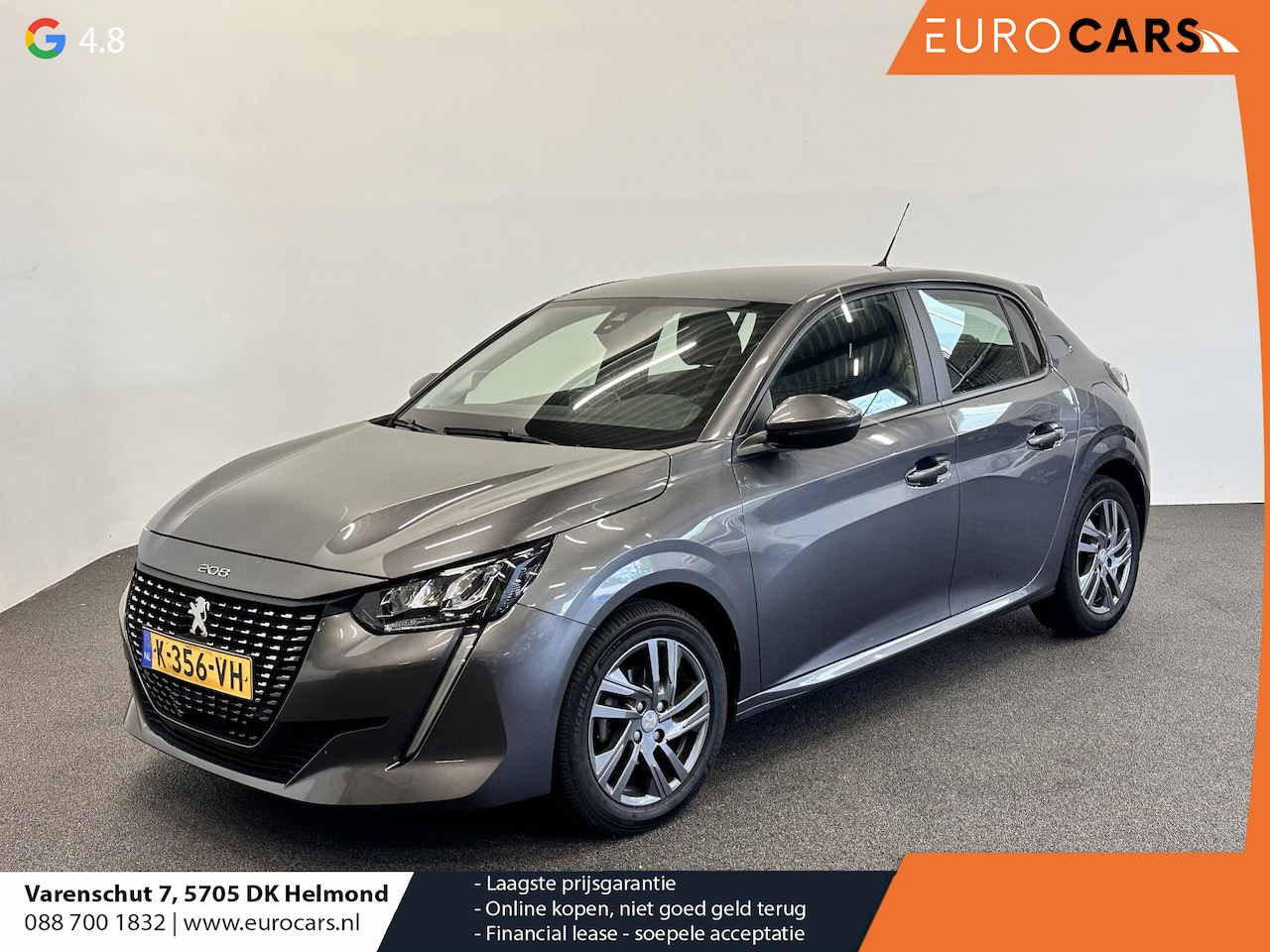 Peugeot 208 - 1.2 PureTech Active Pack Airco Navi Carplay PDC Achter Full LED Cruise Control 16" LM Velg - AutoWereld.nl