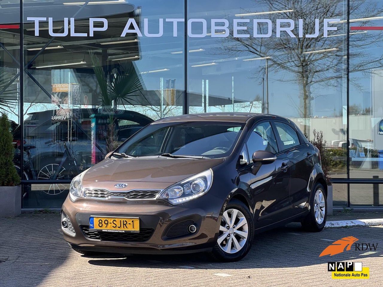 Kia Rio - 1.2 CVVT Super Pack 5 Deurs Airco Clima Trekhaak NAP - AutoWereld.nl