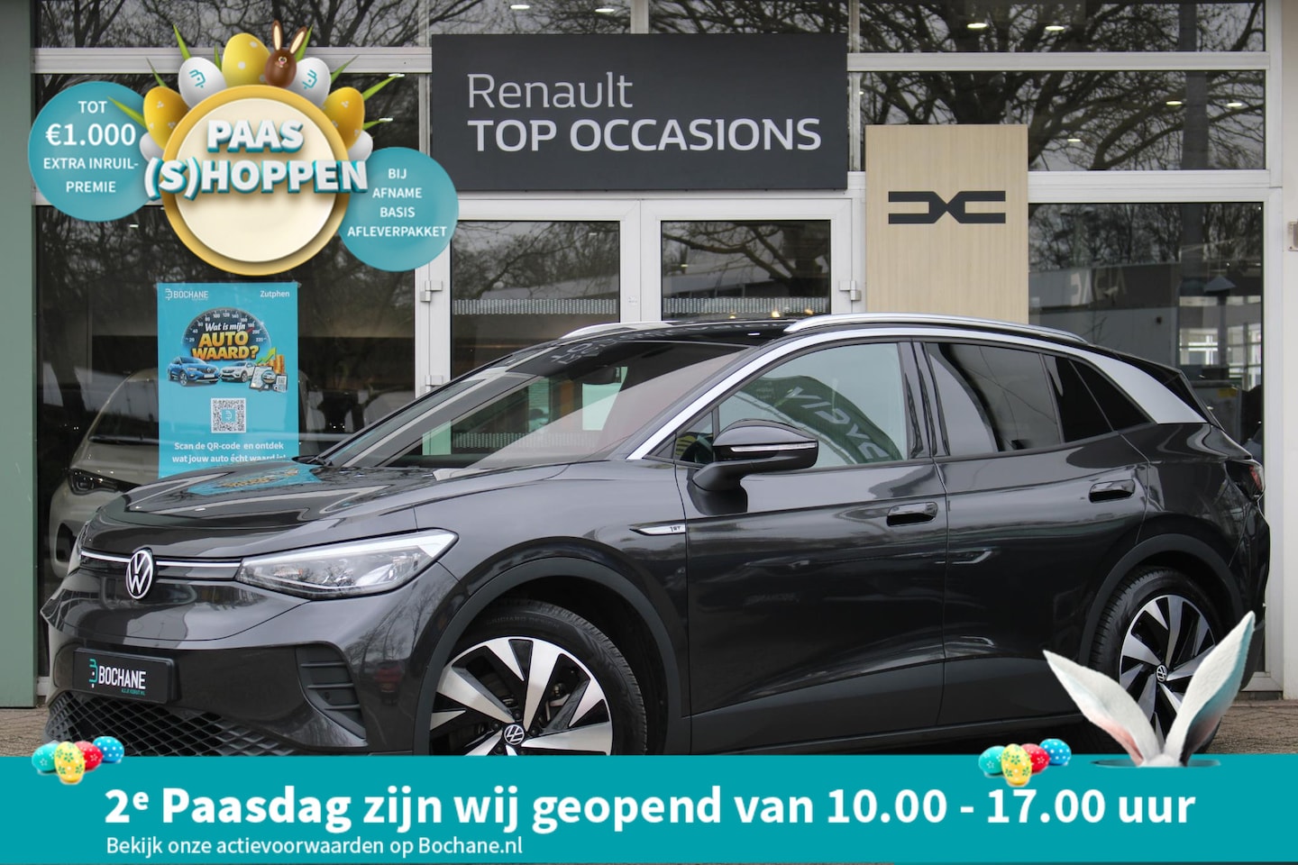 Volkswagen ID.4 - Life 77 kWh | Adaptieve Cruise | Stoel en Stuurverwarming | Apple Carplay | Elektrische Tr - AutoWereld.nl
