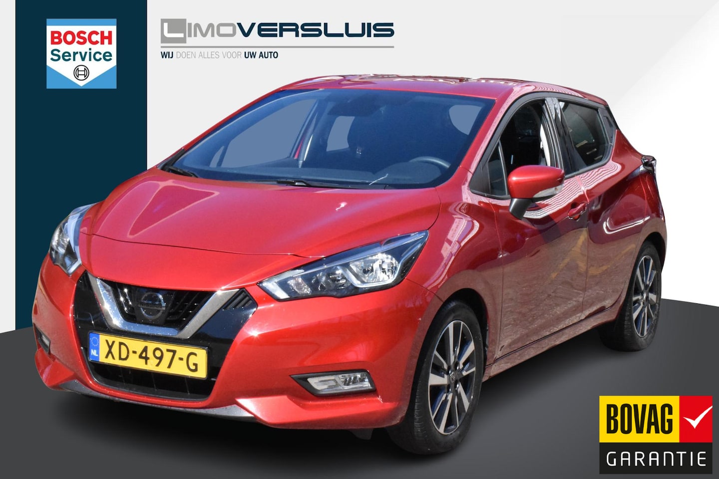 Nissan Micra - 1.0L Acenta Carplay Navigatie | 100% Onderhouden | Afneembare Trekhaak | 12 mnd BOVAG gara - AutoWereld.nl