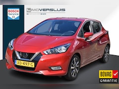Nissan Micra - 1.0L Acenta Carplay Navigatie | 100% Onderhouden | Afneembare Trekhaak | 12 mnd BOVAG gara