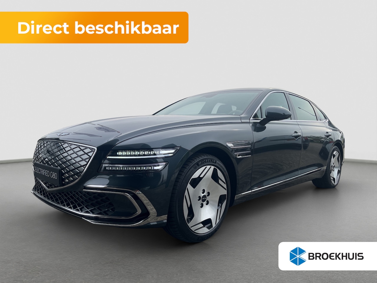 Genesis G80 - Electrified G80 94,5 kWh 370pk Long Range AWD Dual Motor Premium | V2L | Nappa Leder | Ban - AutoWereld.nl