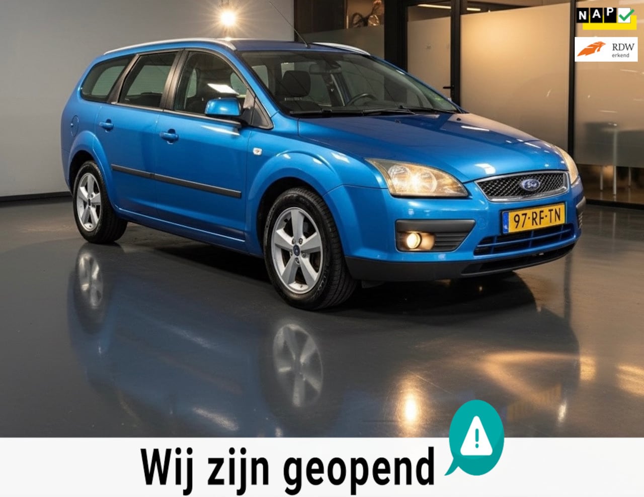 Ford Focus Wagon - 1.6-16V First Edition-airco-elek ramen-1 jaar apk - AutoWereld.nl