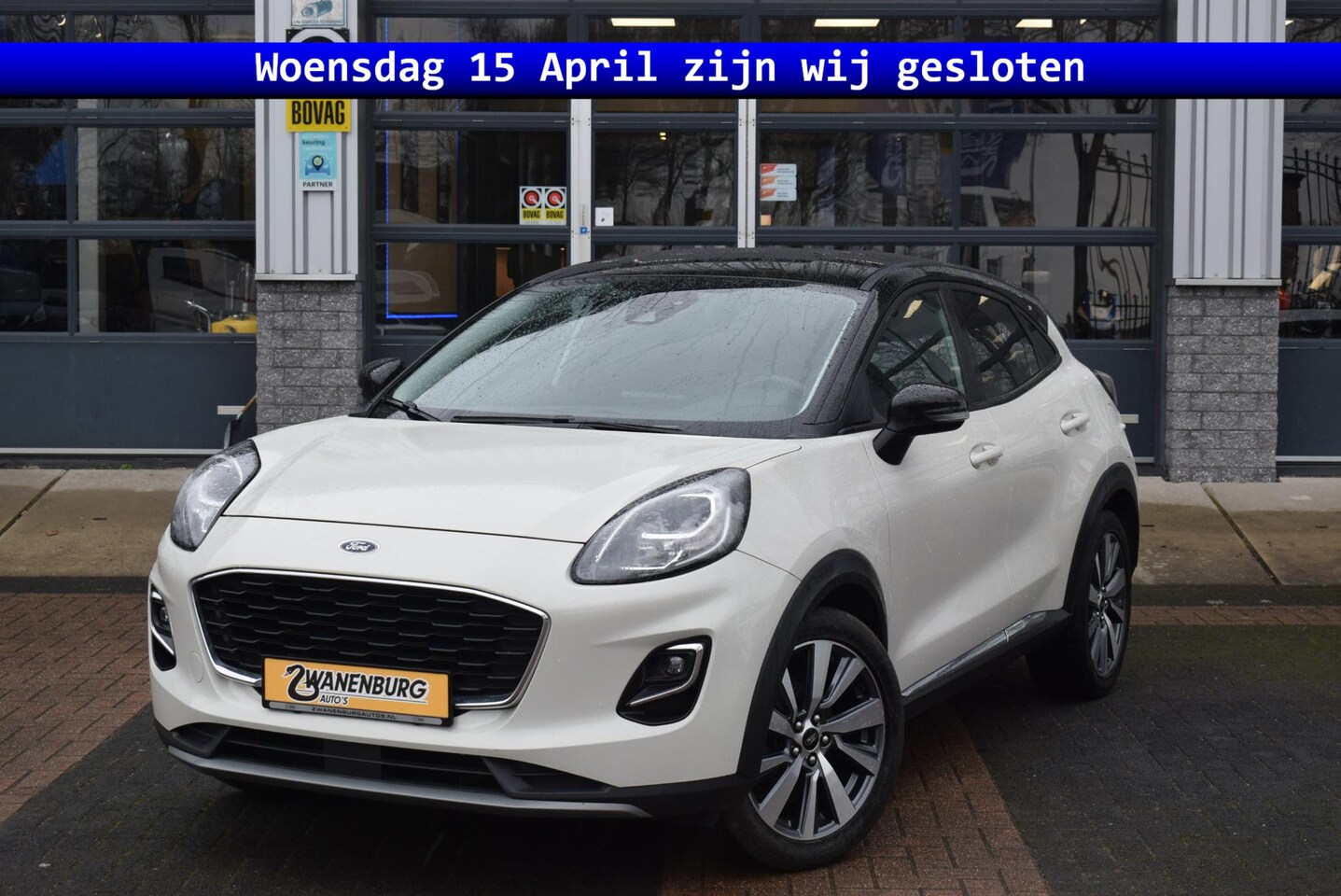 Ford Puma - 1.0 EcoBoost Hybrid Titanium X Airco, Navi, TwoTone, Km 93600 !! - AutoWereld.nl