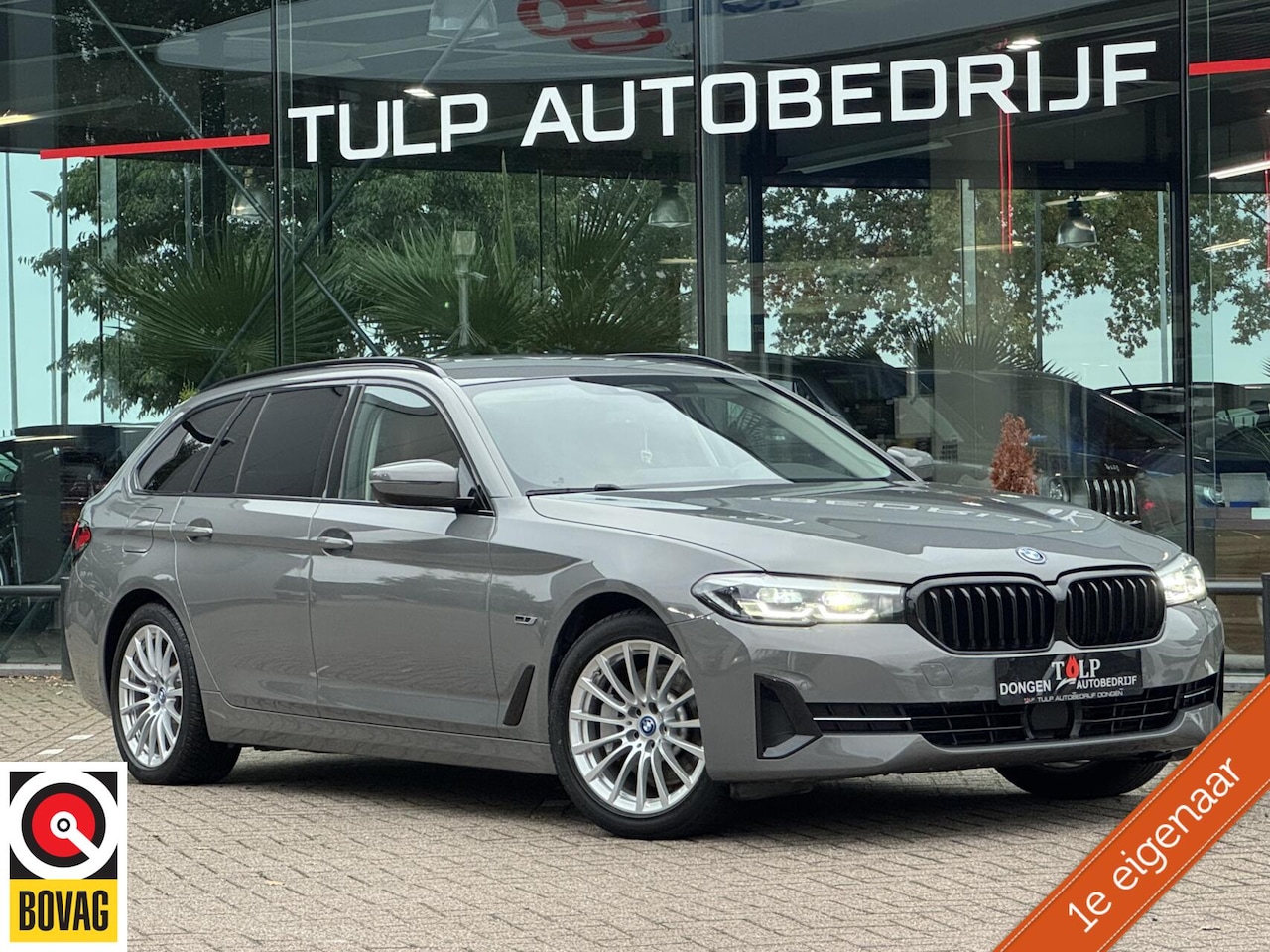 BMW 5-serie Touring - 530e Business Edition Plus 2021 Berninagrau - AutoWereld.nl