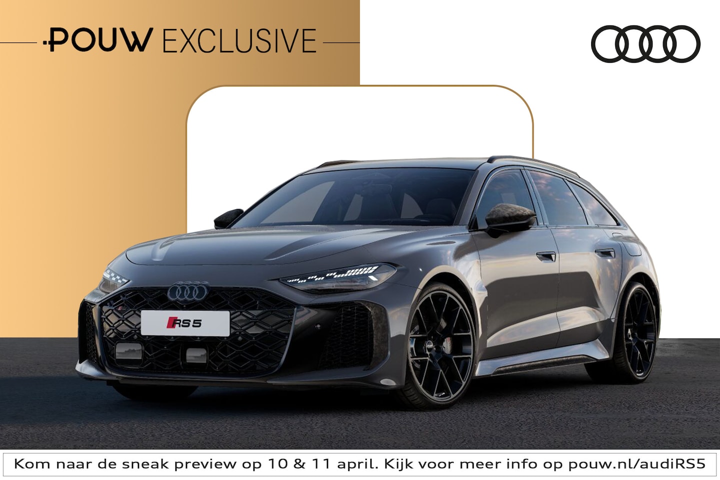 Audi RS5 - Avant 2.9 e-hybrid 639pk quattro | Trekhaak Wegklapbaar | RS Keramische Remmen - AutoWereld.nl