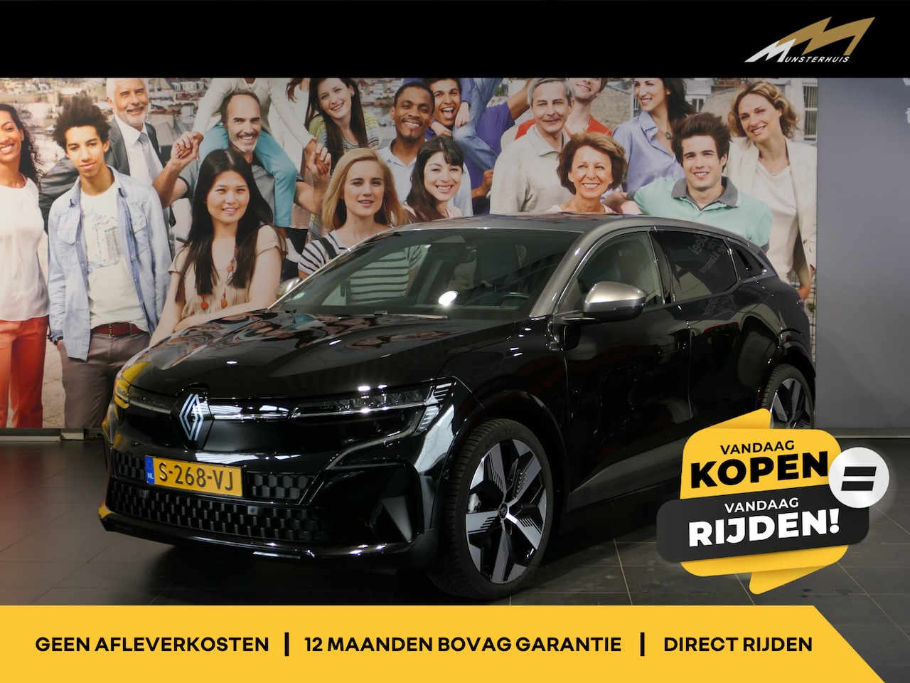 Renault Mégane E-Tech - EV60 Optimum Charge Techno - Occasion Lease vanaf €534 p/m - *Vraag naar beschikbaarheid* - AutoWereld.nl