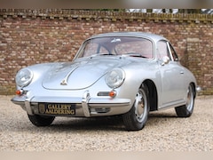 Porsche 356 - 356C 1600 Coupe "Restored and rebuilt condition" Presented in Silver grey over a full red