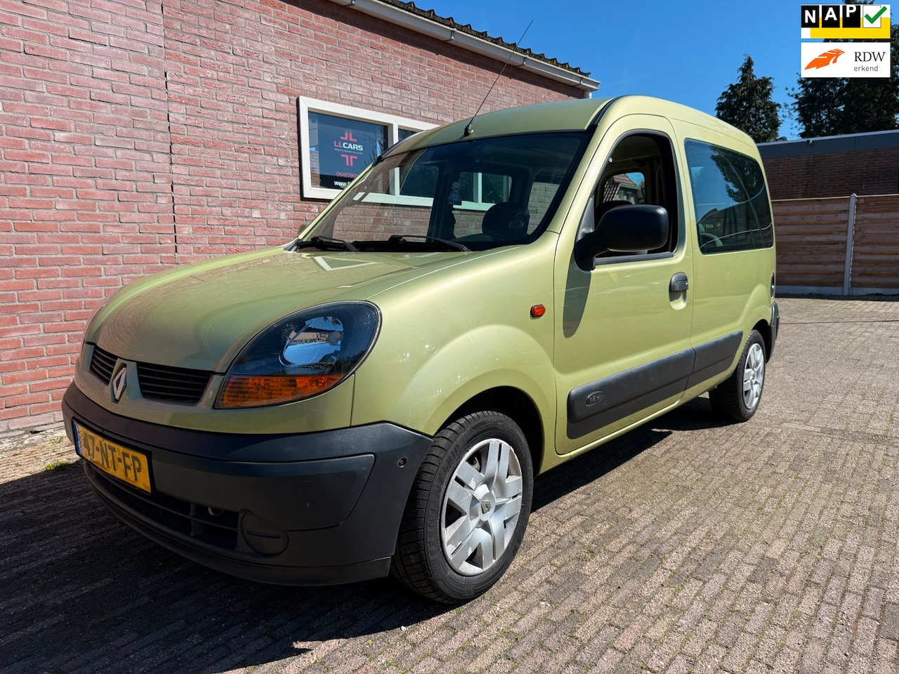 Renault Kangoo - 1.2-16V Campus APK 12-2-2027 Trekhaak schuifdeur nieuwe distributietriem - AutoWereld.nl