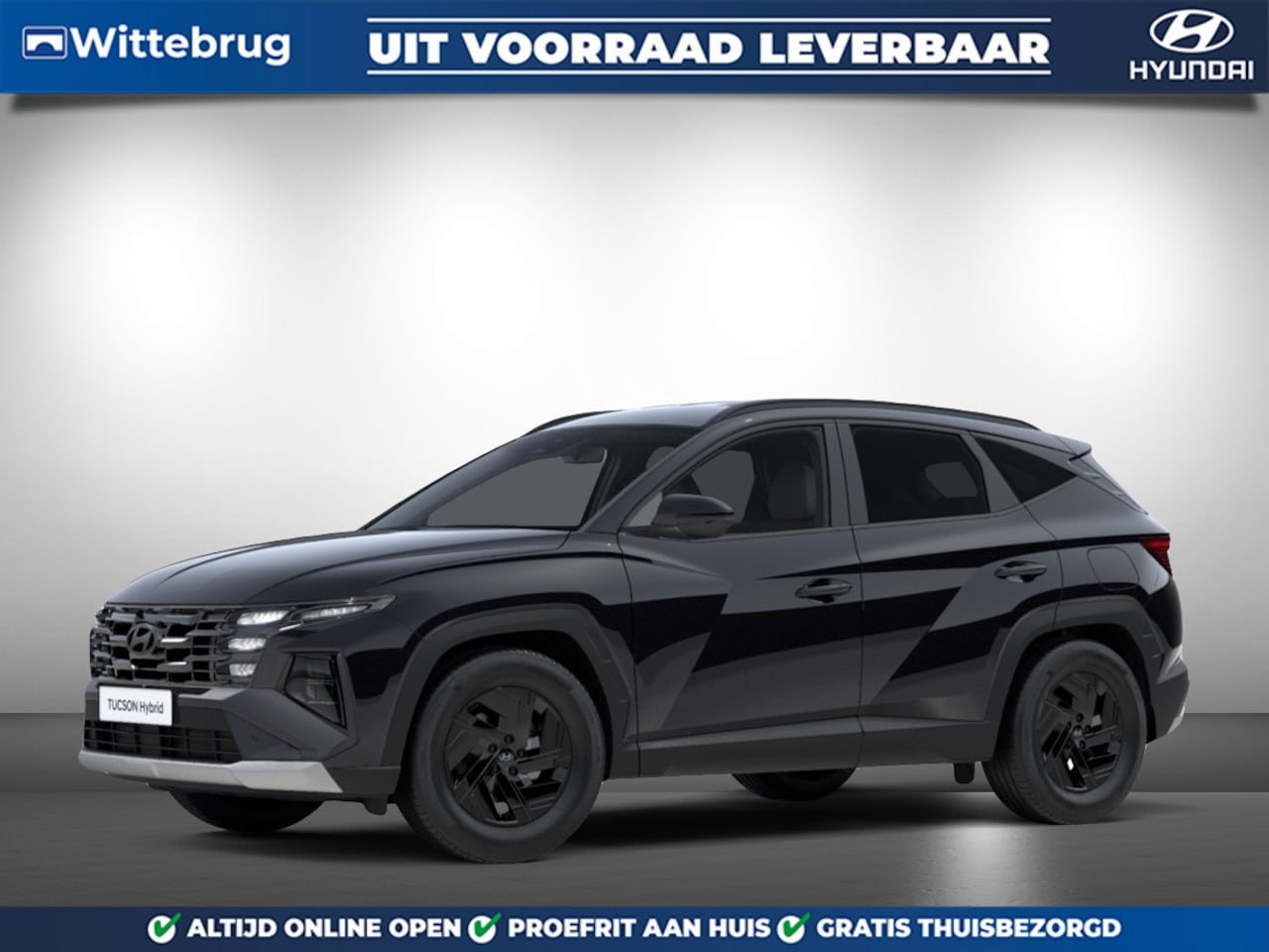 Hyundai Tucson - 1.6 T-GDI HEV Pure Edition Full Hybride Automaat met Navigatie, Camera en Climate Control - AutoWereld.nl
