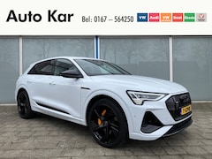 Audi e-tron - 50 quattro S- edition 71 kWh SOH 100% Black pakket Panorama dak Head up Top view camera