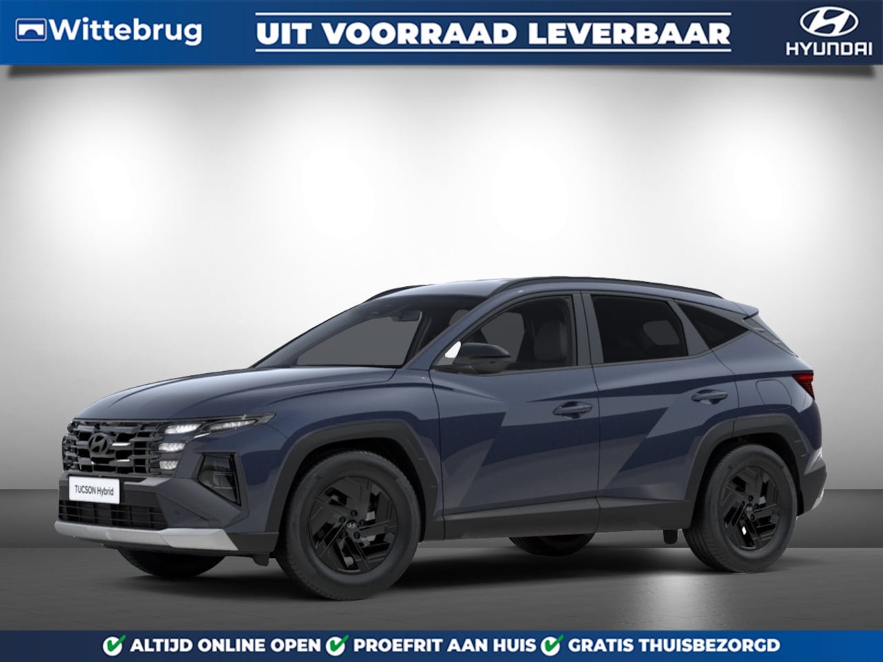 Hyundai Tucson - 1.6 T-GDI HEV Pure Edition Full Hybride Automaat met Navigatie, Camera en Climate Control - AutoWereld.nl
