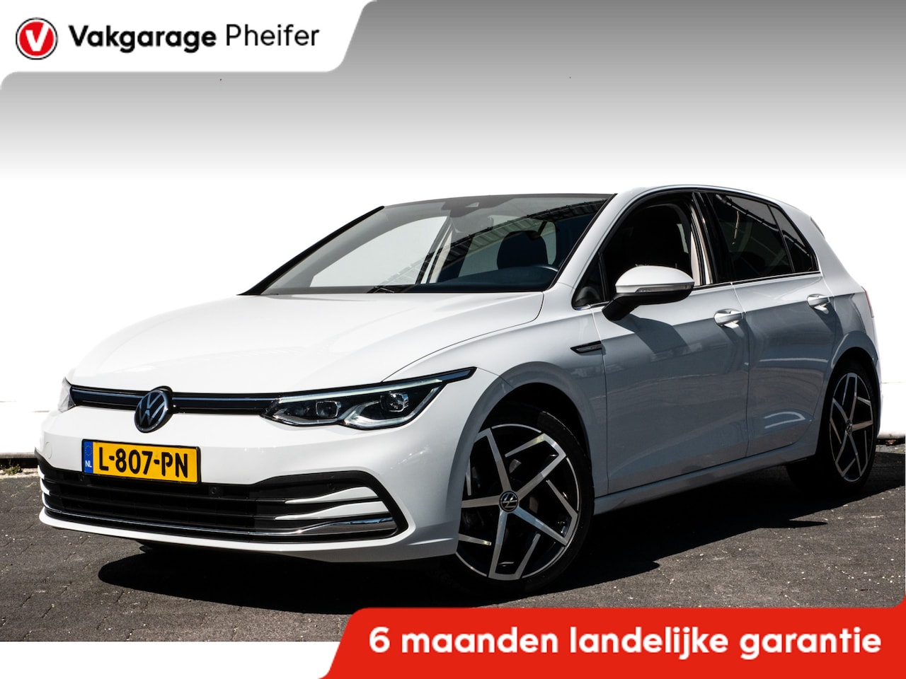 Volkswagen Golf - 1.5 eTSI 150pk Aut. Style Full led/ Massage/ Navigatie/ Carplay/ Sfeerverlichting/ Stoelve - AutoWereld.nl