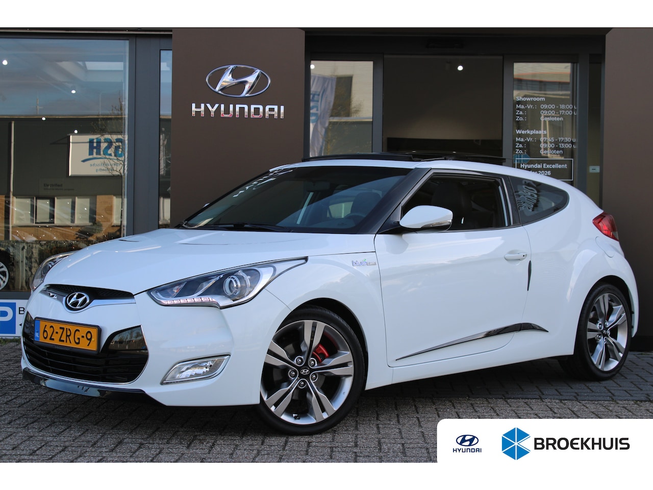 Hyundai Veloster - 1.6 GDI i-Catcher | De mooiste van Europa | | Elektrisch glazen panorama-dak | Keyless ent - AutoWereld.nl