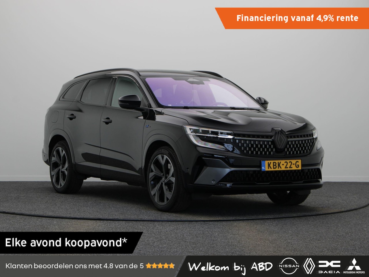 Renault Espace - E-Tech full hybrid 200 esprit Alpine 7p. | Achteruitrijcamera | Clima | Keyless | Getint g - AutoWereld.nl