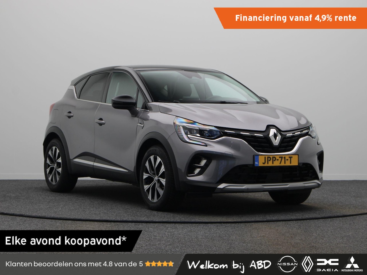 Renault Captur - 1.6 E-Tech Hybrid 145 Techno | Led | Half leder | Apple carplay & Android auto | achteruit - AutoWereld.nl