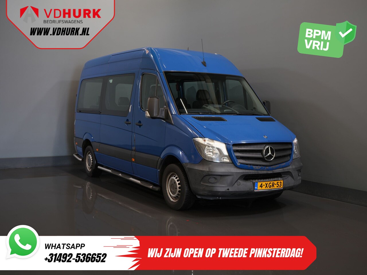 Mercedes-Benz Sprinter - 213 2.2 CDI Aut. L2H2 €11.979,- Incl. BTW BPM VRIJ! EXPORT Rijdt Goed/ Combi/ 9 Persoons/ - AutoWereld.nl